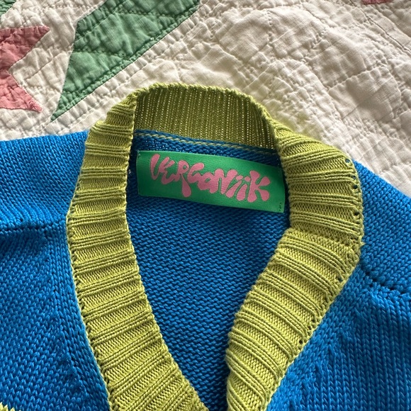 Verconiik Handmade Sweater Vest. Fits size small or medium. Orginally 300 - Picture 5 of 5